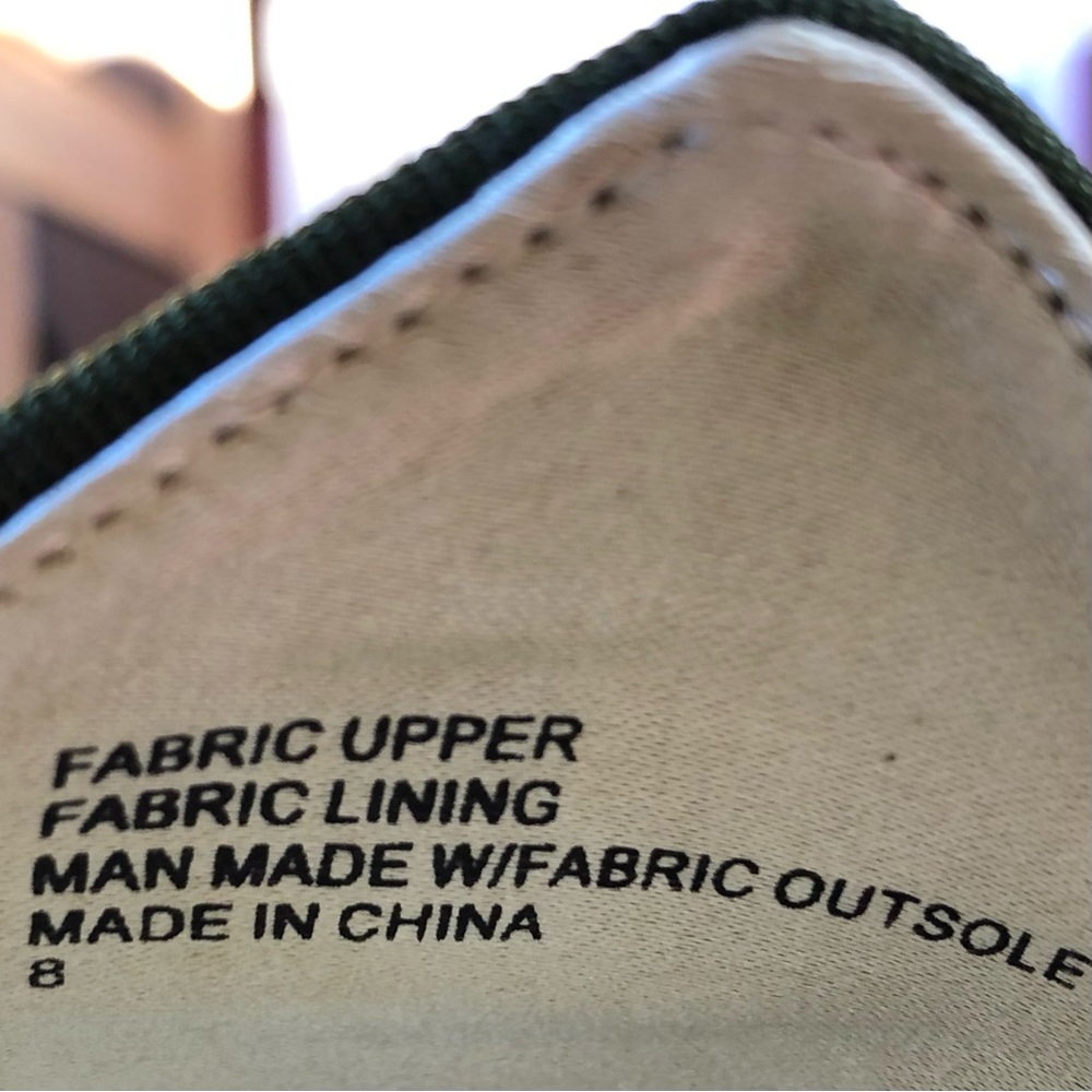 RARE & RETIRED Birdies HERON Olive Luxe Velvet Smoking Flats/Loafers/Slippers - Picture 14 of 16